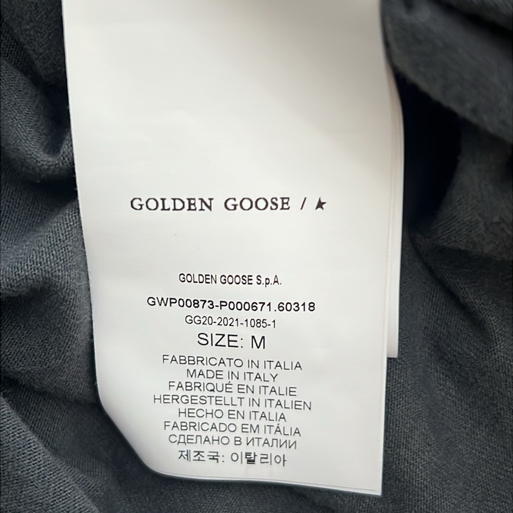 Golden Goose Charcoal Dafne T Shirt Dress - Picture 10 of 11
